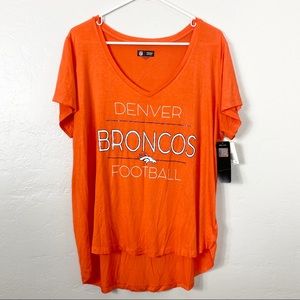 NFL | Orange Denver Broncos Short Sleeve Shirt